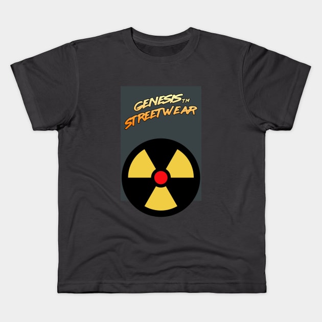 Genesis Streetwear - Nuke Chest Logo Kids T-Shirt by retromegahero